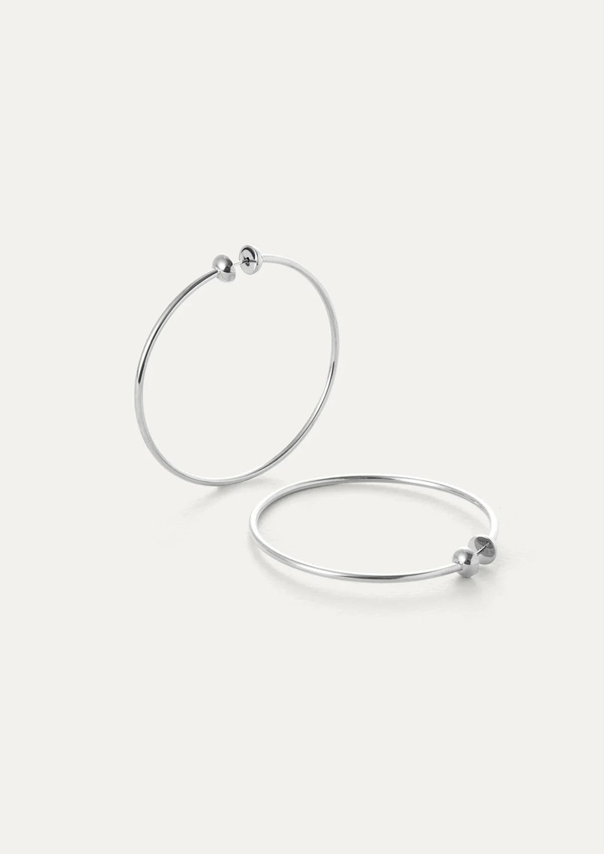 Icon Hoops Medium Silver