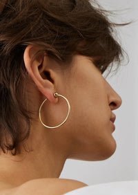 Icon Hoops Small Gold