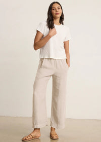 Velvet Lola Linen Pant Cobble