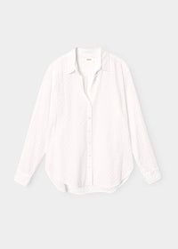 Xirena White Beau Embroidered Shirt