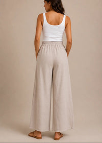 Sand Pleated Pants