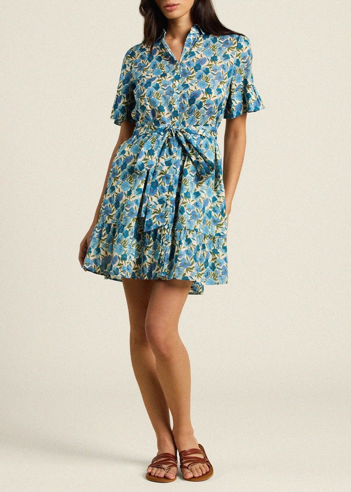 Trovata Martinique Dress Cielo Floral