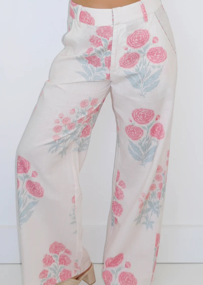 Edison Pant Blush Bloom
