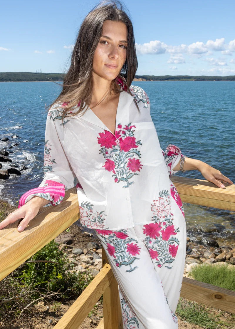 Evelyn Shirt Sunset Rose