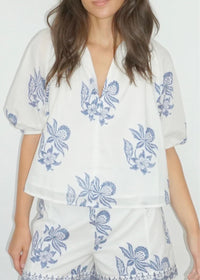 Charli Top Seaside Bloom