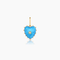 Isabel Howlite Heart Charm