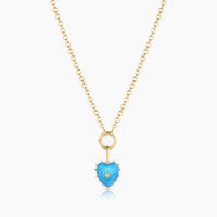 Isabel Howlite Heart Charm