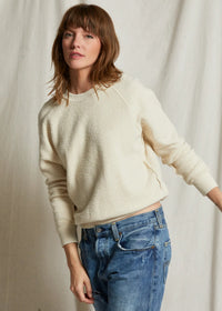 perfectwhitetee Ziggy Shrunken Crew Fleece Sugar