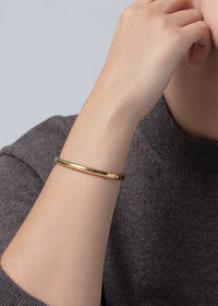 Jenny Bird Remi Bangle Gold 6"