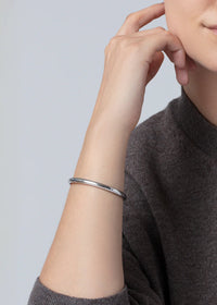 Jenny Bird Remi Bangle Silver 6"