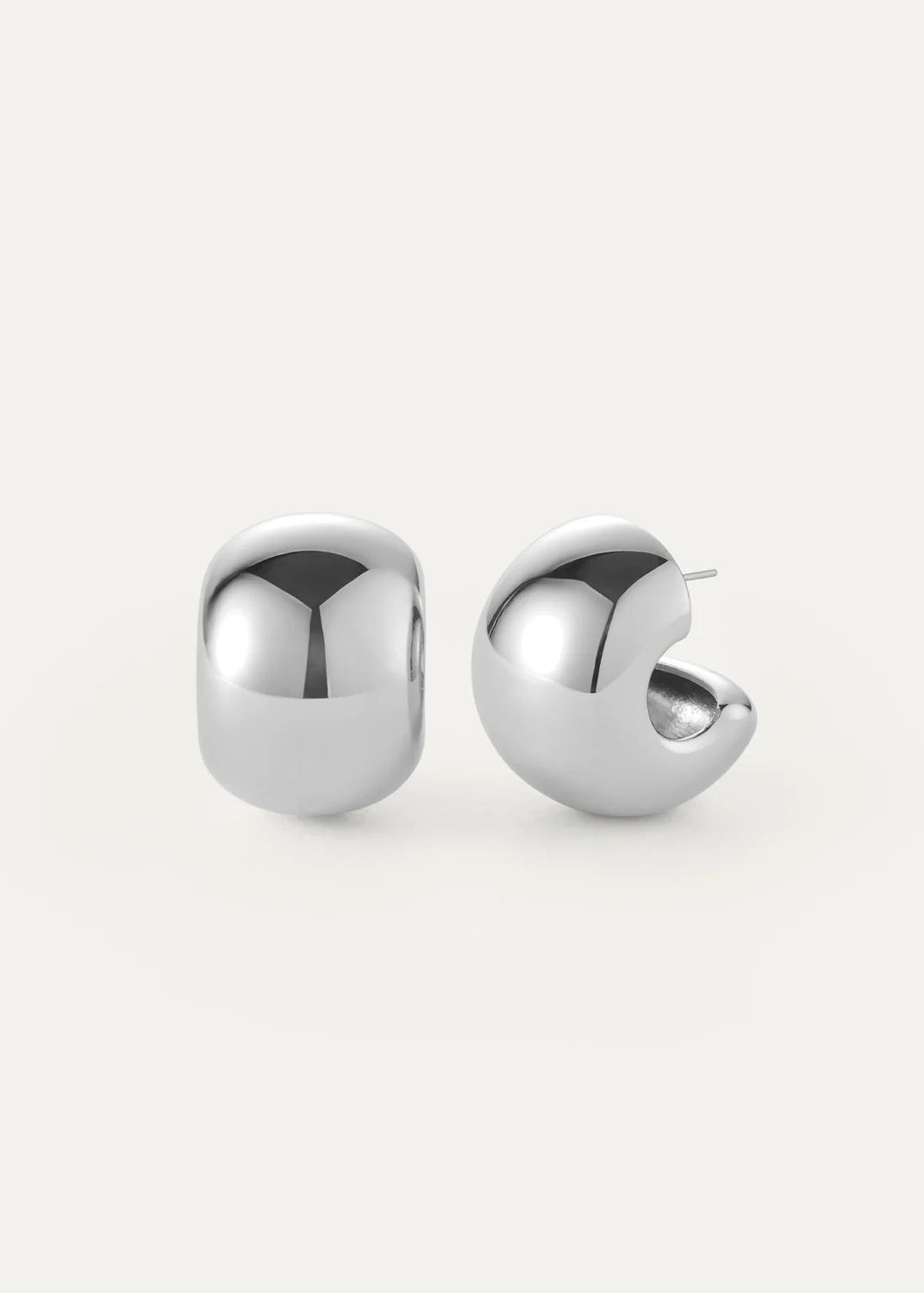Jenny Bird Gemma Hoops Silver