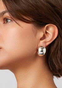 Jenny Bird Gemma Hoops Silver