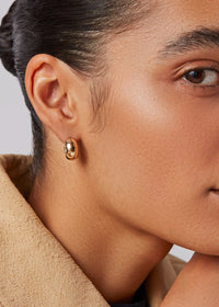 Jenny Bird Mini Tome Hoop Earring Gold