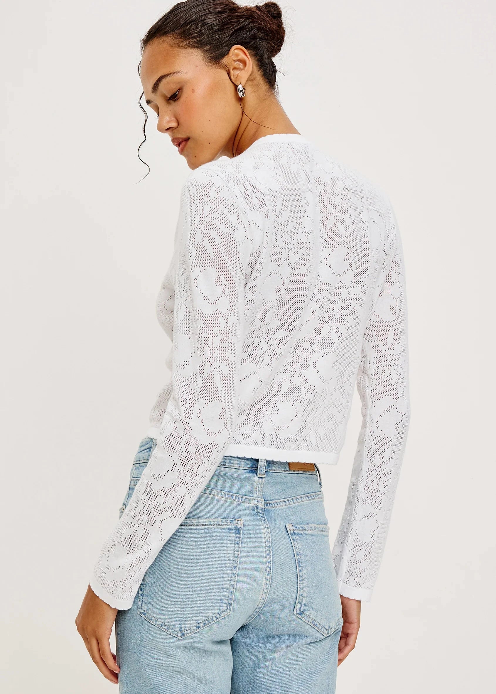 Rails July White Cardigan