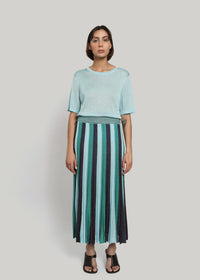 GALA Pleated Long Skirt
