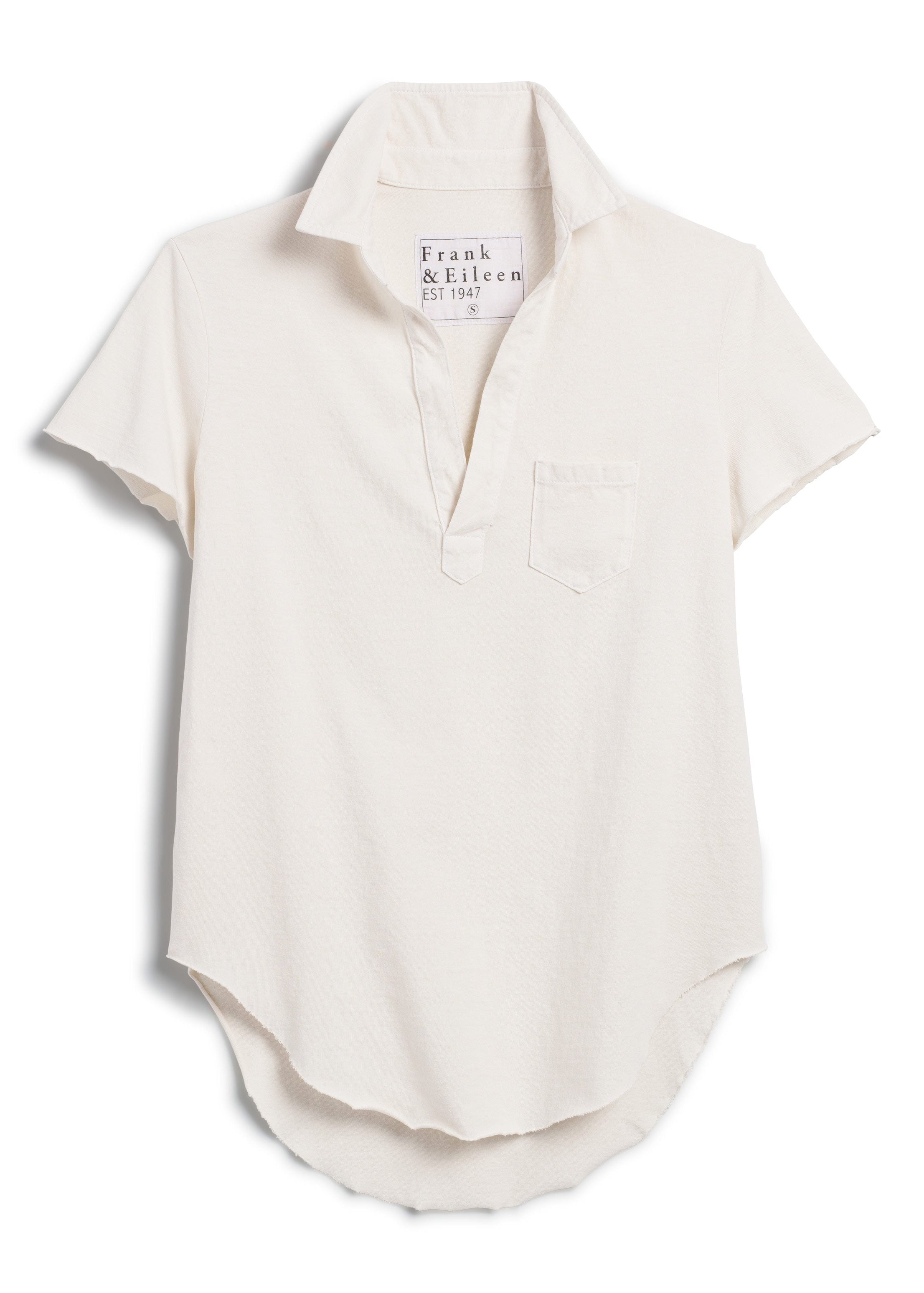 F&E Charlotte Perfect Polo Vintage White