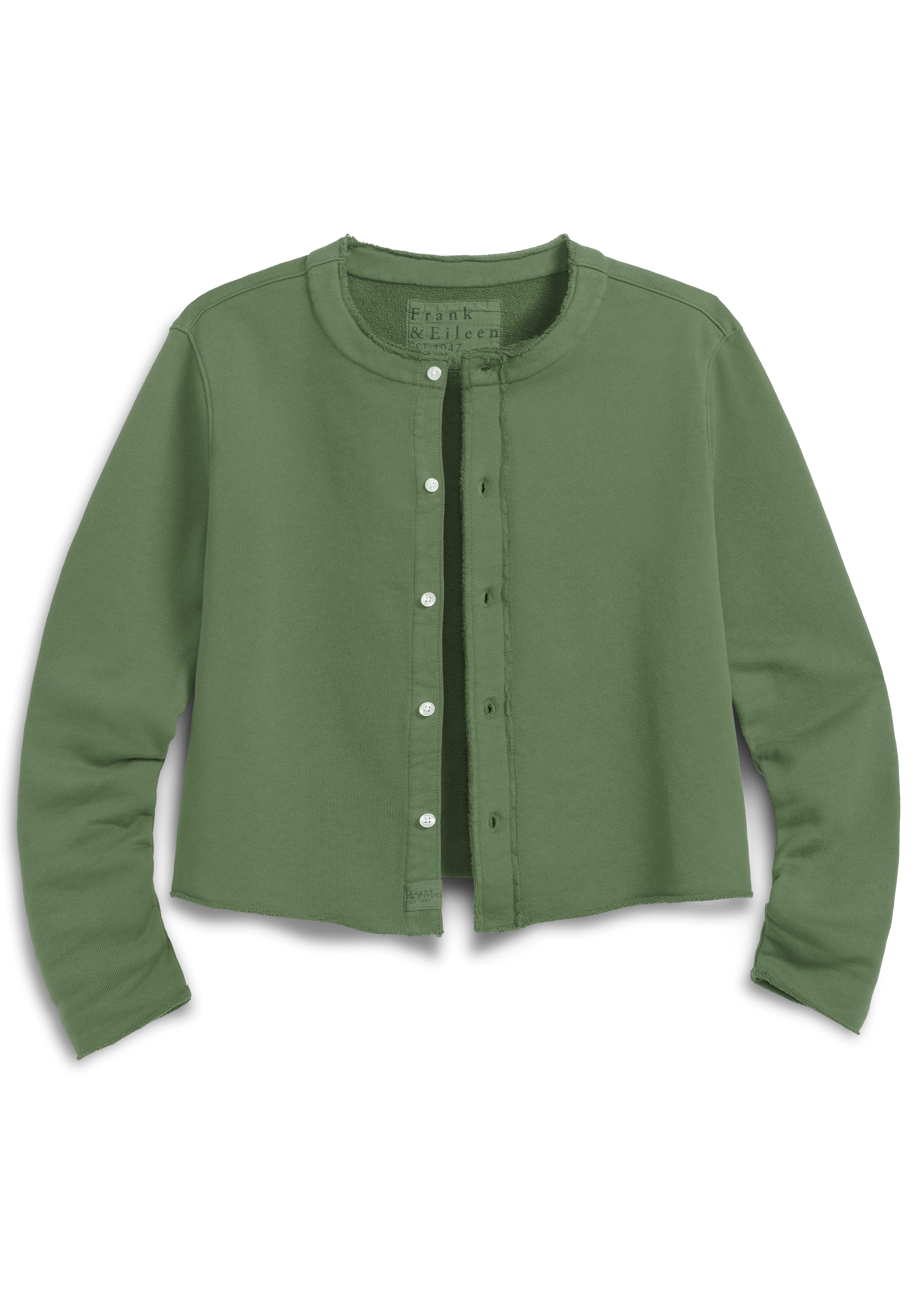 F&E Jackie Sweatshirt Cardigan Nori