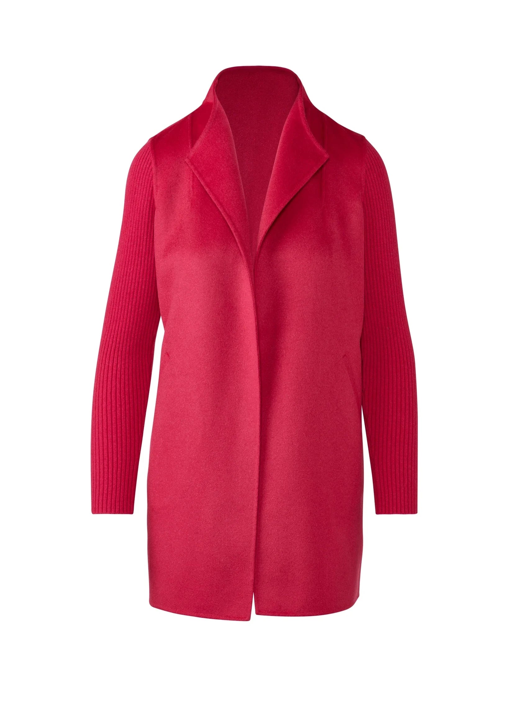 Kinross Rib Sleeve Coat Cranberry