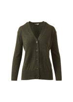 Kinross Hi-Low Easy Button Cardigan Loden