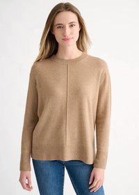 Kinross Hi Low Seamed Crew Scotch