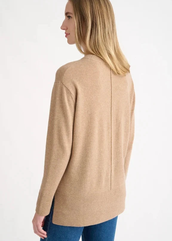 Kinross Hi Low Seamed Crew Scotch