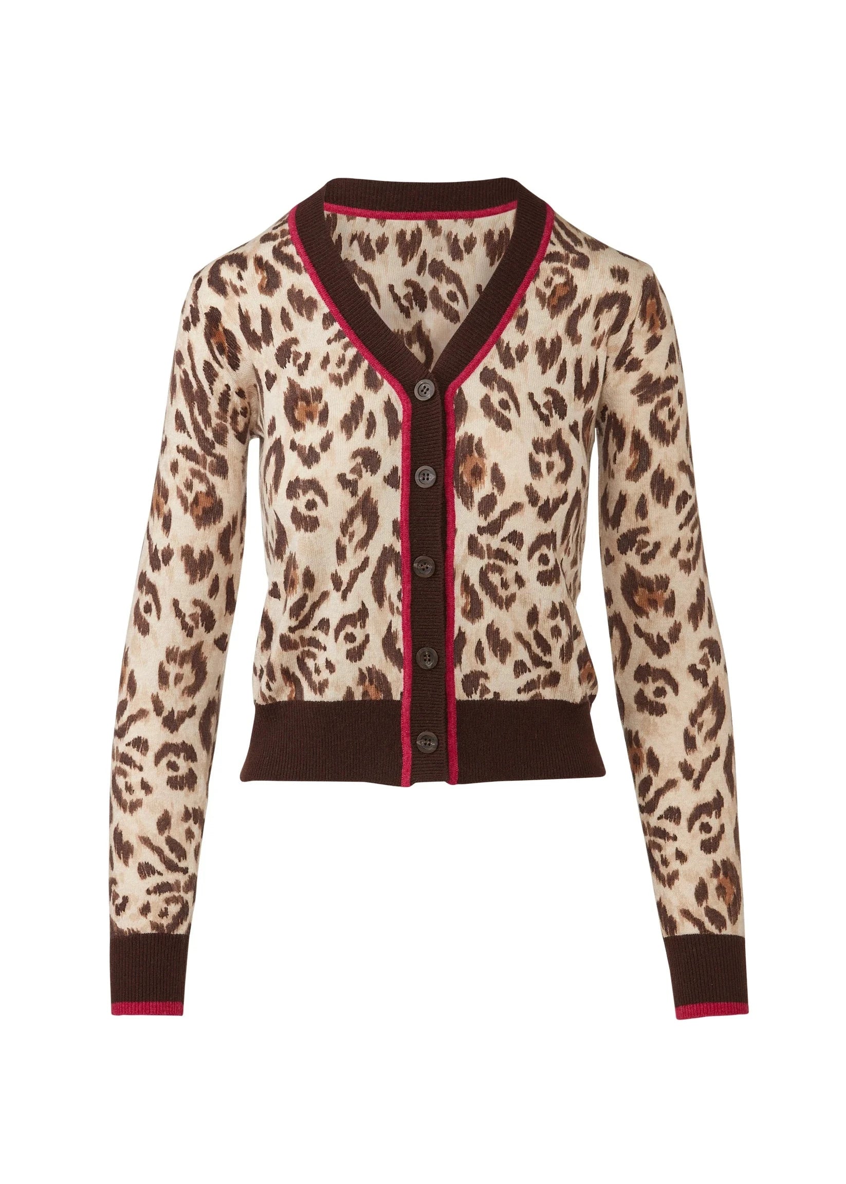 Kinross Animal Print Cardigan
