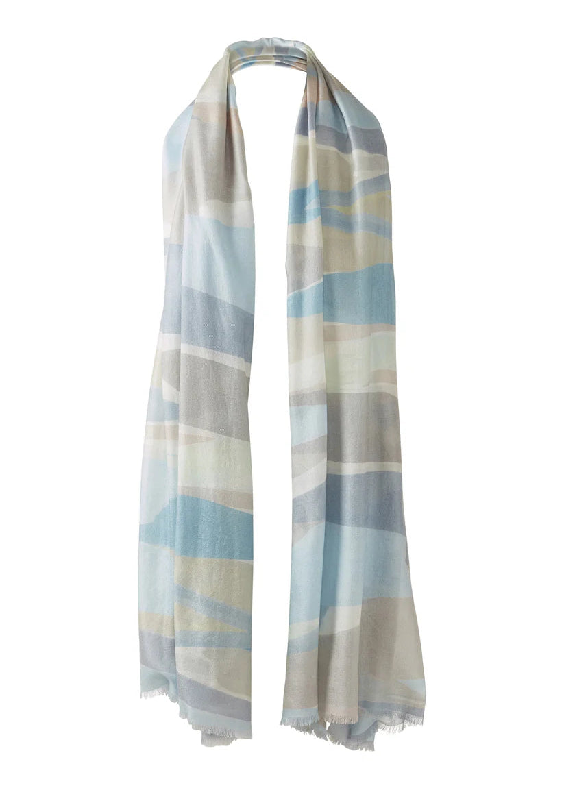 Kinross Landscape Print Scarf Skyway