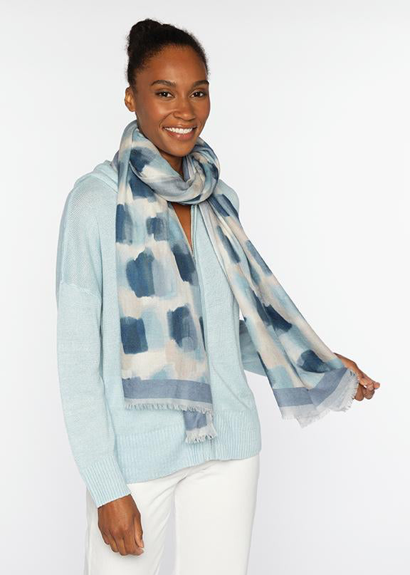 Kinross Brushstroke Print Scarf