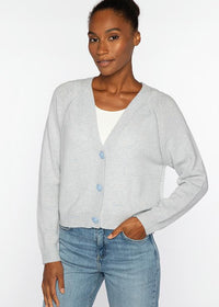 Kinross Marled Vee Cardigan
