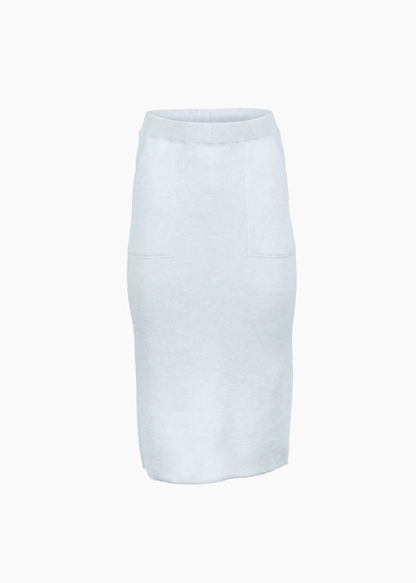 Kinross Doubleknit Skirt Sky