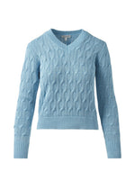 Kinross Stonewash Cable Vee Water