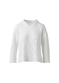 Kinross Openwork Easy Vee White
