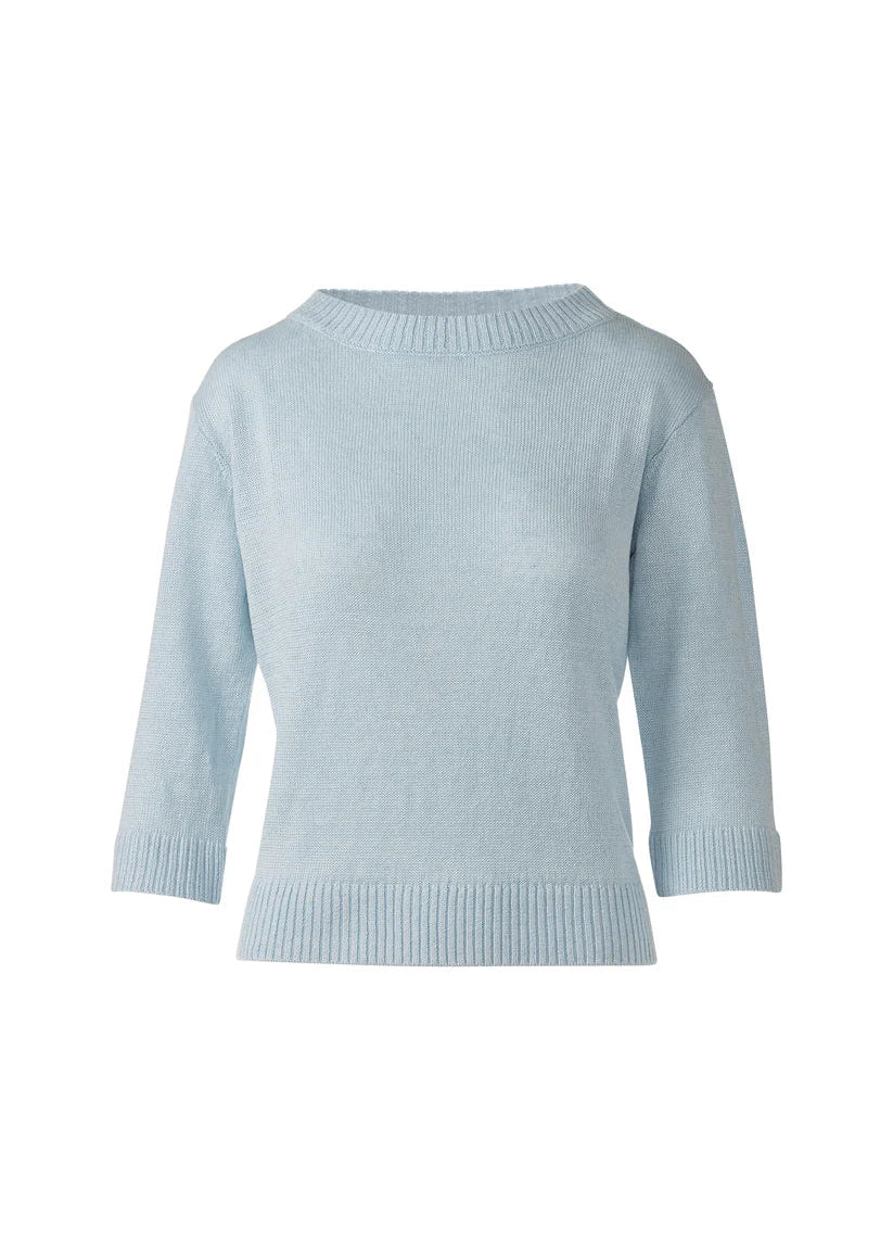 Kinross Elbow Sleeve Pullover Crystal