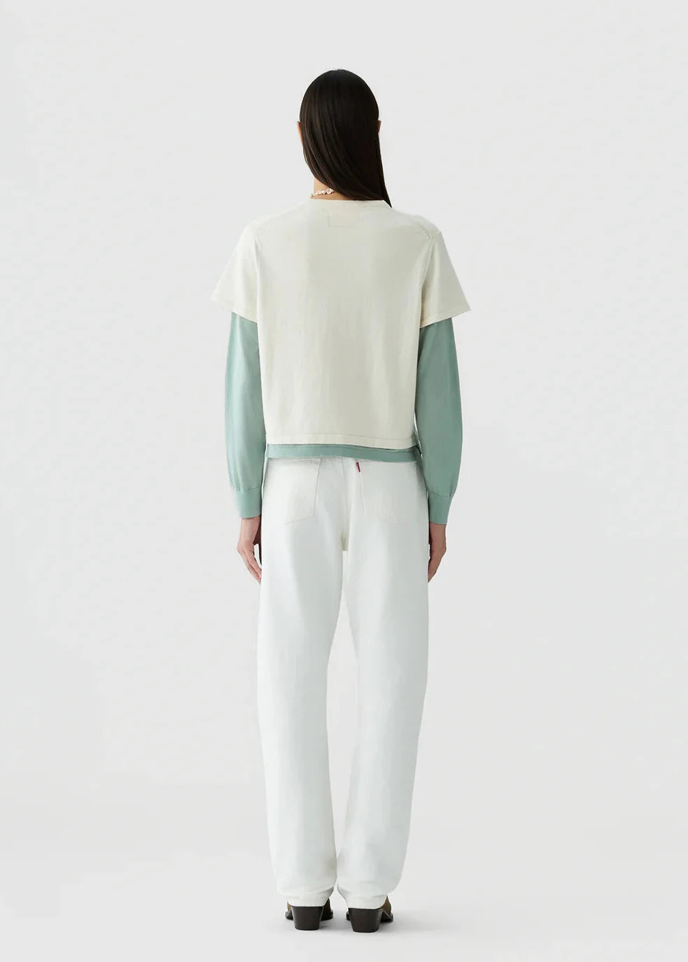 Guest In Residence Layer Tee Cream