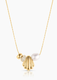 Lina Shell Bead Necklace
