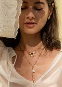 Lina Shell Bead Necklace