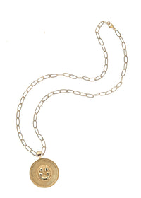 Jane Win LUCKY Original Pendant Coin 18"