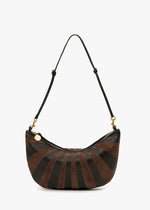 Clare V Lune Sunburst Black/Chocolate