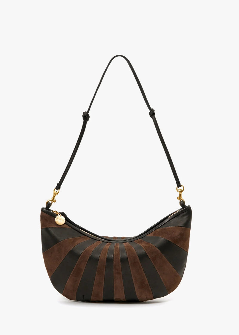 Clare V Lune Sunburst Black/Chocolate