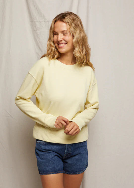 perfectwhitetee Tyler Pullover Sweatshirt Banana
