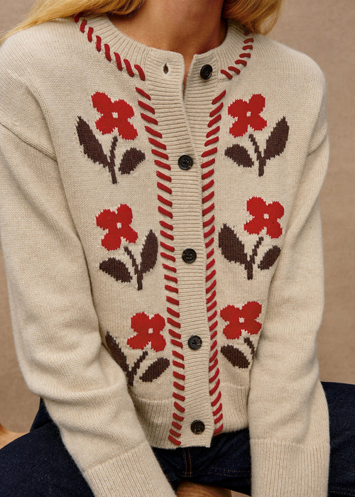 Rails Mavie Cardigan Carmine Floral