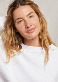 perfectwhitetee Mayer Fleece Pullover White