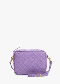 Clare V Jacaranda Diagonal Woven Bag