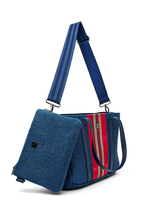 Coastal Escape Navy Tote