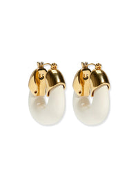 LF Organic Hoops in Alabaster