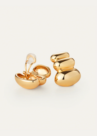 Jenny Bird Non-Stop Clip On Earrings Gold