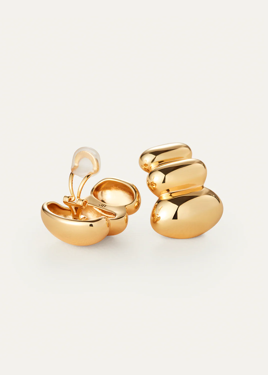 Jenny Bird Non-Stop Clip On Earrings Gold