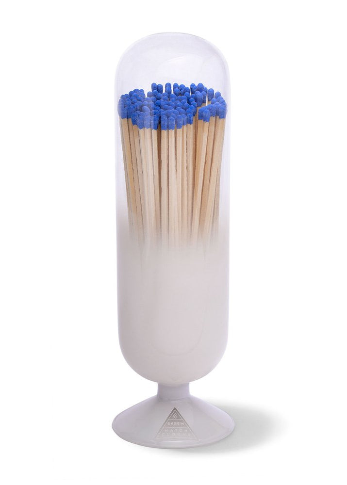 Cloud Match Cloche w/ Blue-Tipped Matches