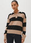 Rails Paxton Sweater Oatmeal Black