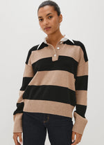 Rails Paxton Sweater Oatmeal Black